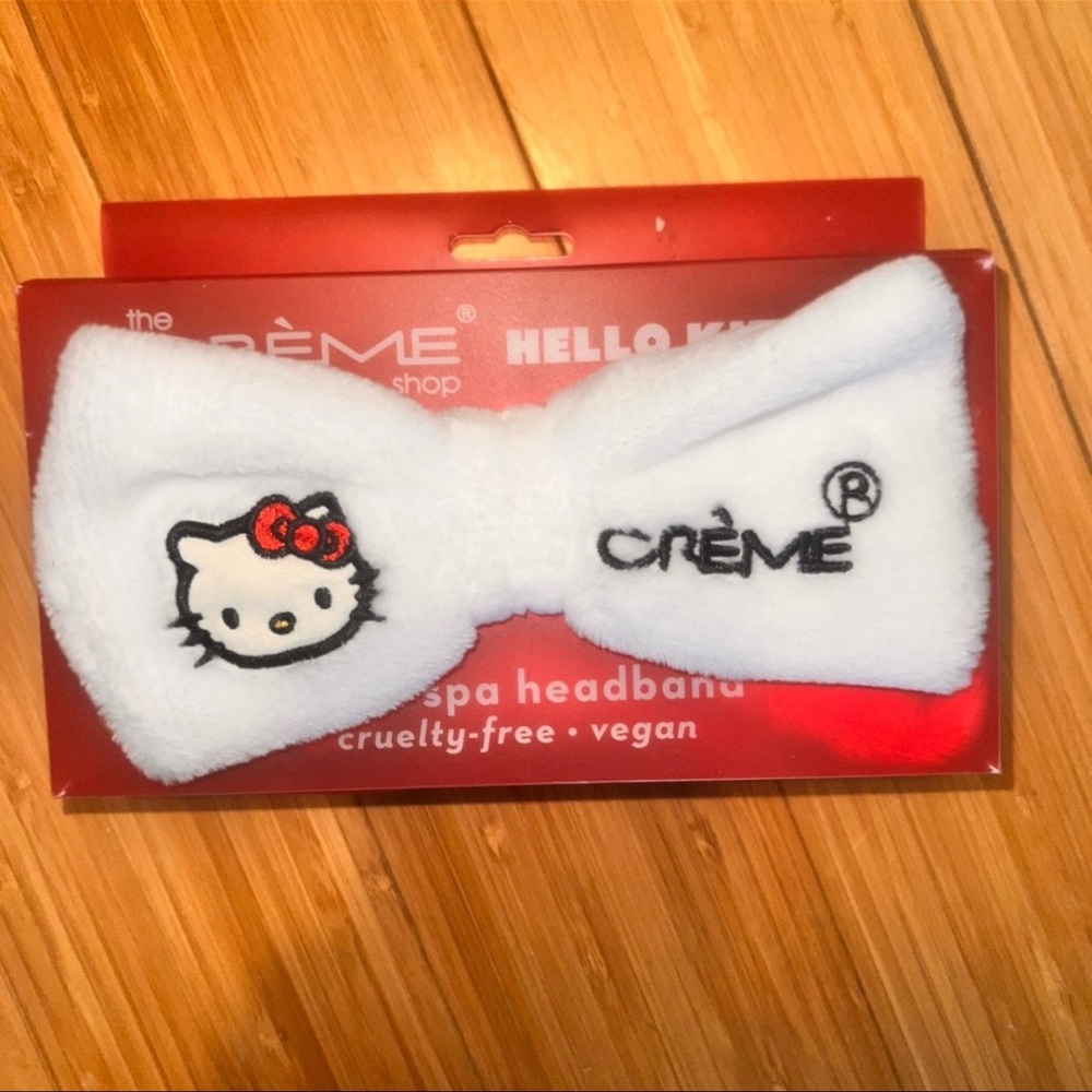 Hello Kitty crème shop spa headband limited edition! White! New